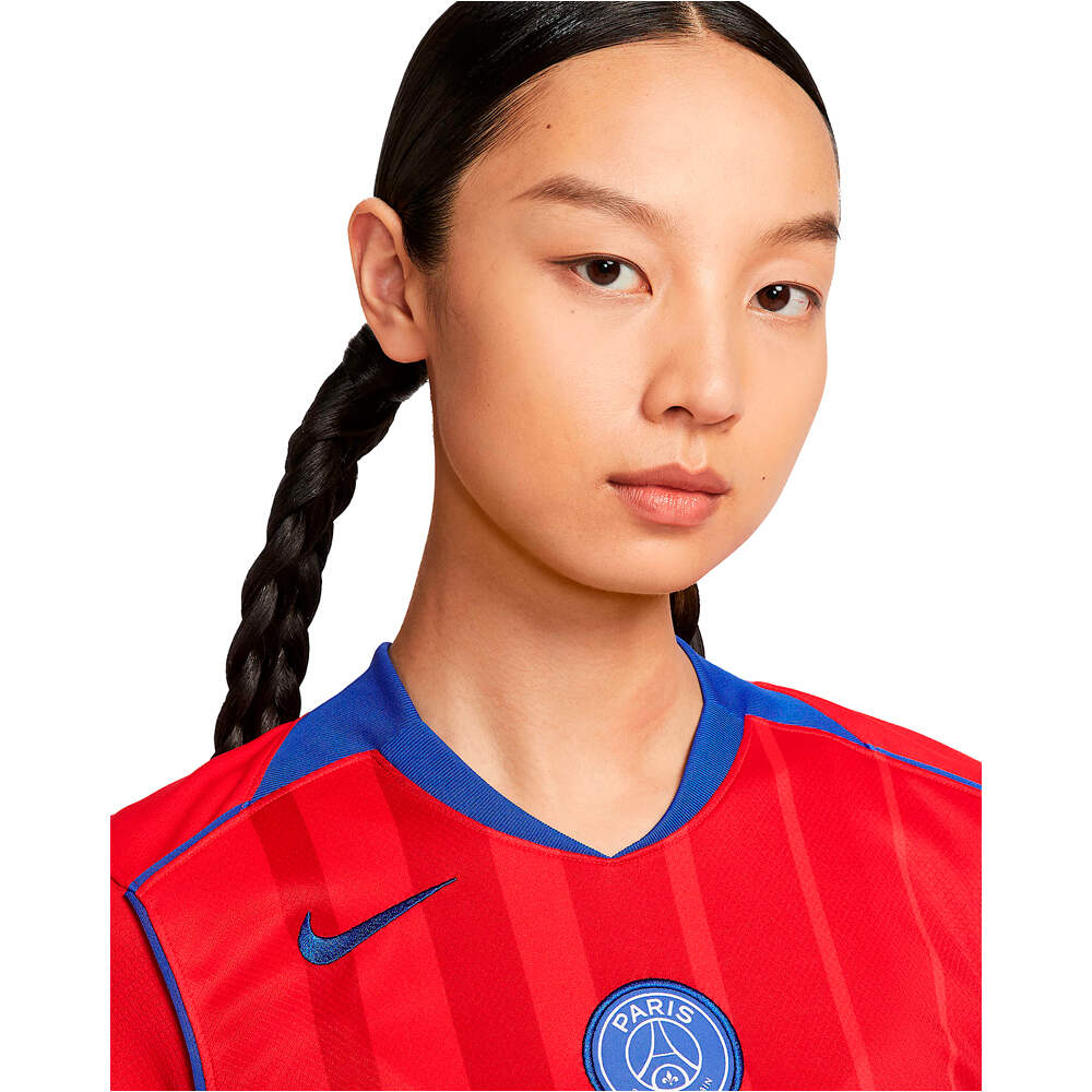 Nike camiseta de fútbol oficiales PSG W NK DF JSY SS STAD 3R vista detalle