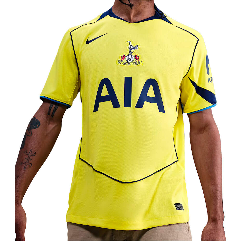 Nike camiseta de fútbol oficiales THFC M NK DF JSY SS STAD 3R vista frontal