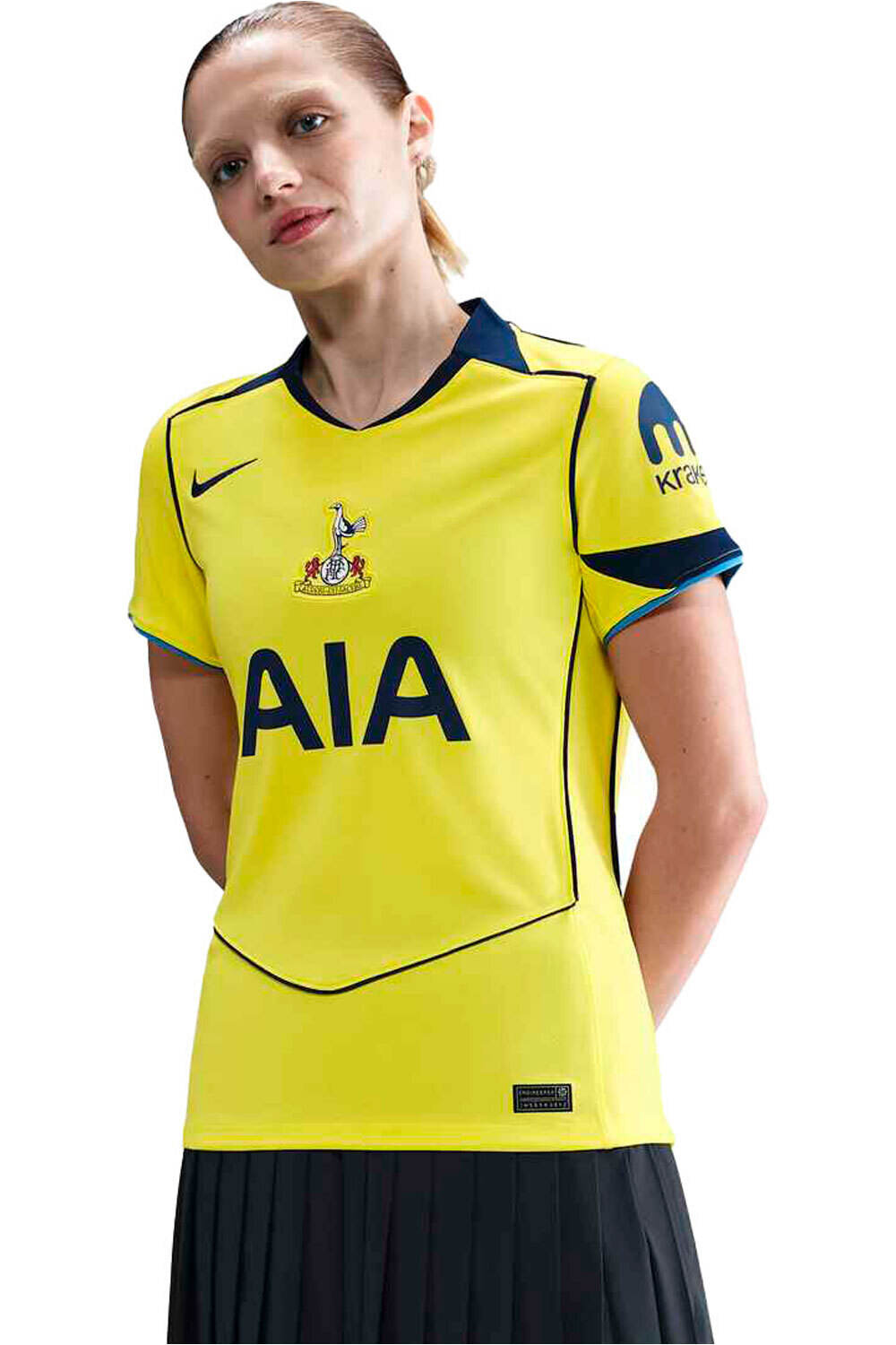 Nike camiseta de fútbol oficiales THFC W NK DF STAD JSY SS 3R vista frontal