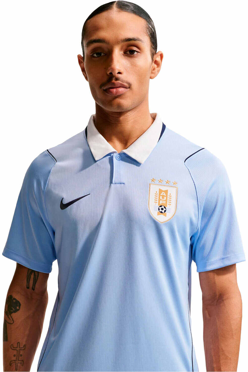 Nike camiseta de fútbol oficiales URUGUAY 26 M NK DF JSY SS STAD HM vista detalle