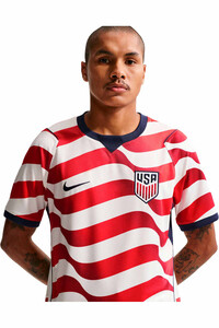 Nike camiseta de fútbol oficiales USA 26 M NK DF JSY SS STAD HM BLRO vista detalle