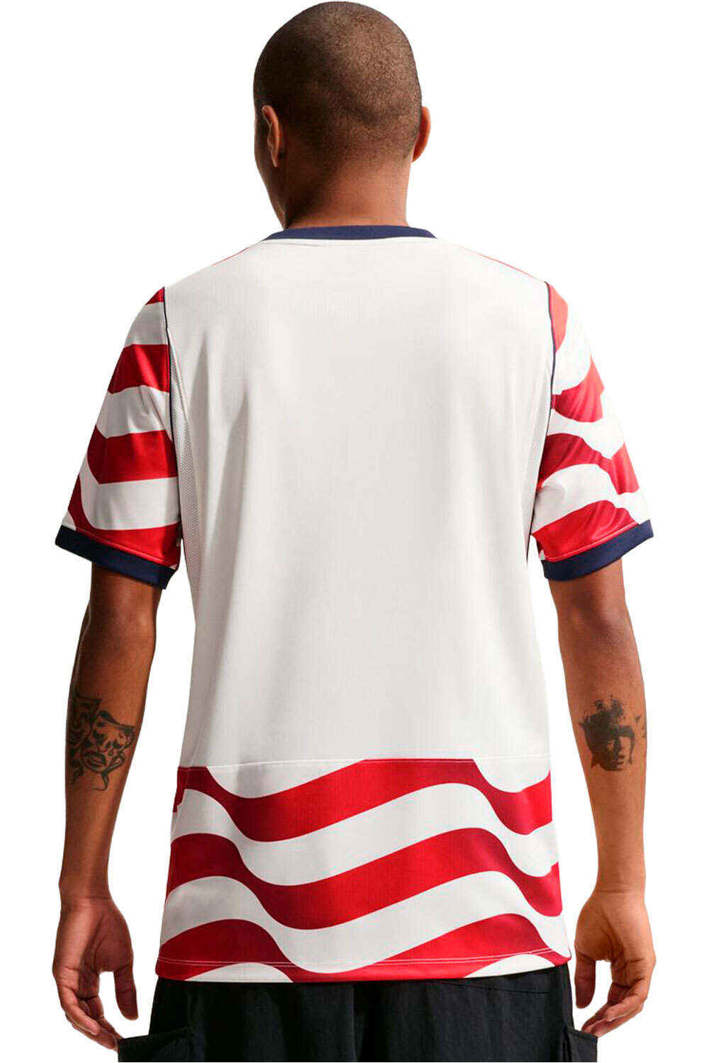 Nike camiseta de fútbol oficiales USA 26 M NK DF JSY SS STAD HM BLRO vista trasera