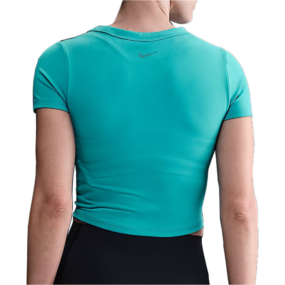 Nike camiseta entrenamiento manga corta mujer W NK ONE FITTED DF SS TOP vista trasera