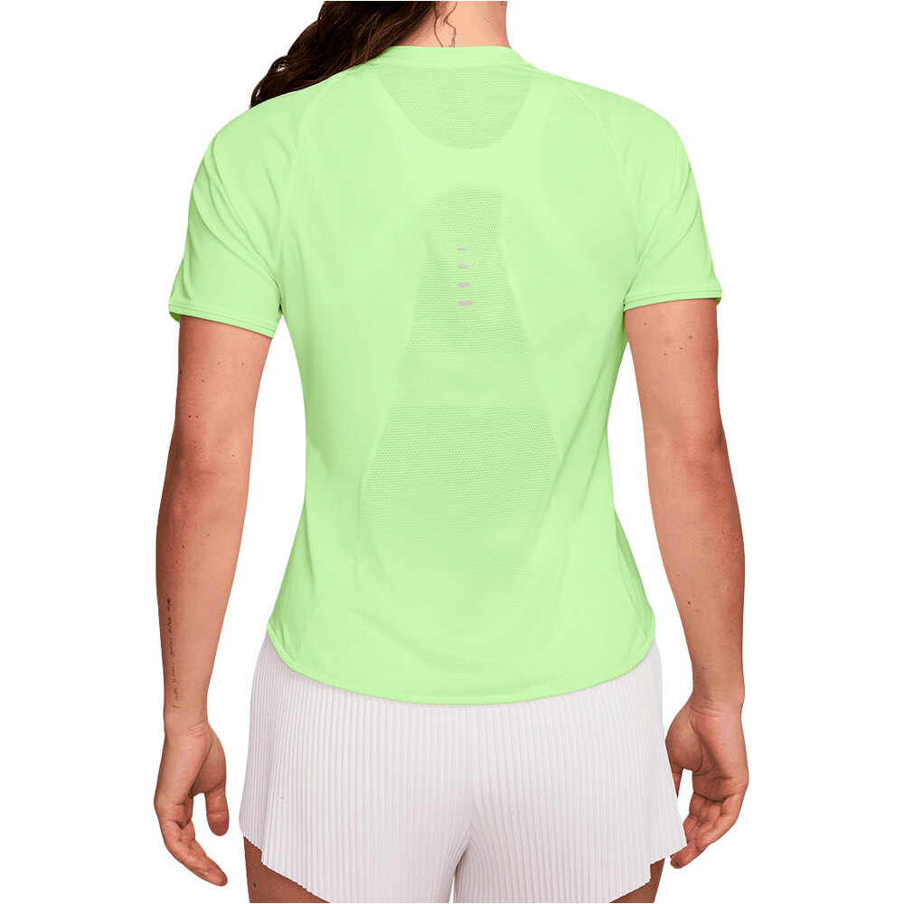 Nike camiseta entrenamiento manga corta mujer W NK SWIFT DF SS TOP vista trasera
