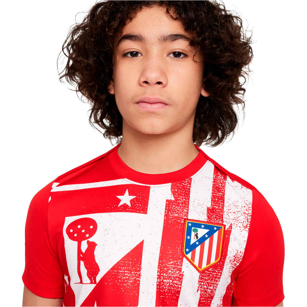 Nike camiseta entrenamiento niño AT.MADRID 25 YNK DF ACDPR SS TOP K HAPM vista detalle