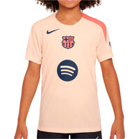 Nike camiseta entrenamiento niño BARCELONA 26 Y NK DF STRK SS TOP K 3R vista frontal