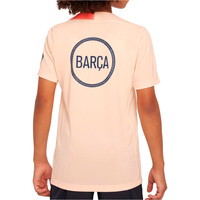 Nike camiseta entrenamiento niño BARCELONA 26 Y NK DF STRK SS TOP K 3R vista trasera