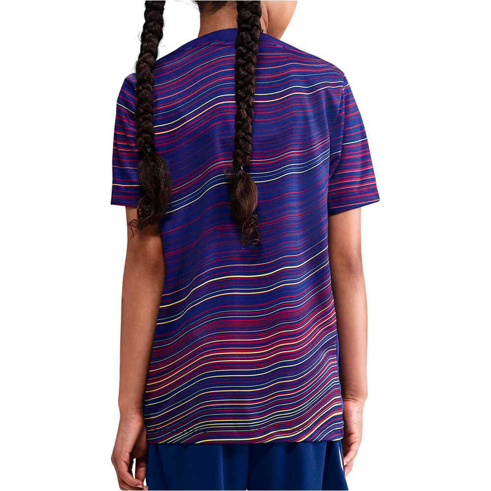 Nike camiseta entrenamiento niño BARCELONA 26 YNK DF ACDPR SS TOP K HM PM vista trasera