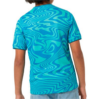 Nike camiseta entrenamiento niño BRASIL 26 Y NK DF SS TOP PREMATCH K vista trasera