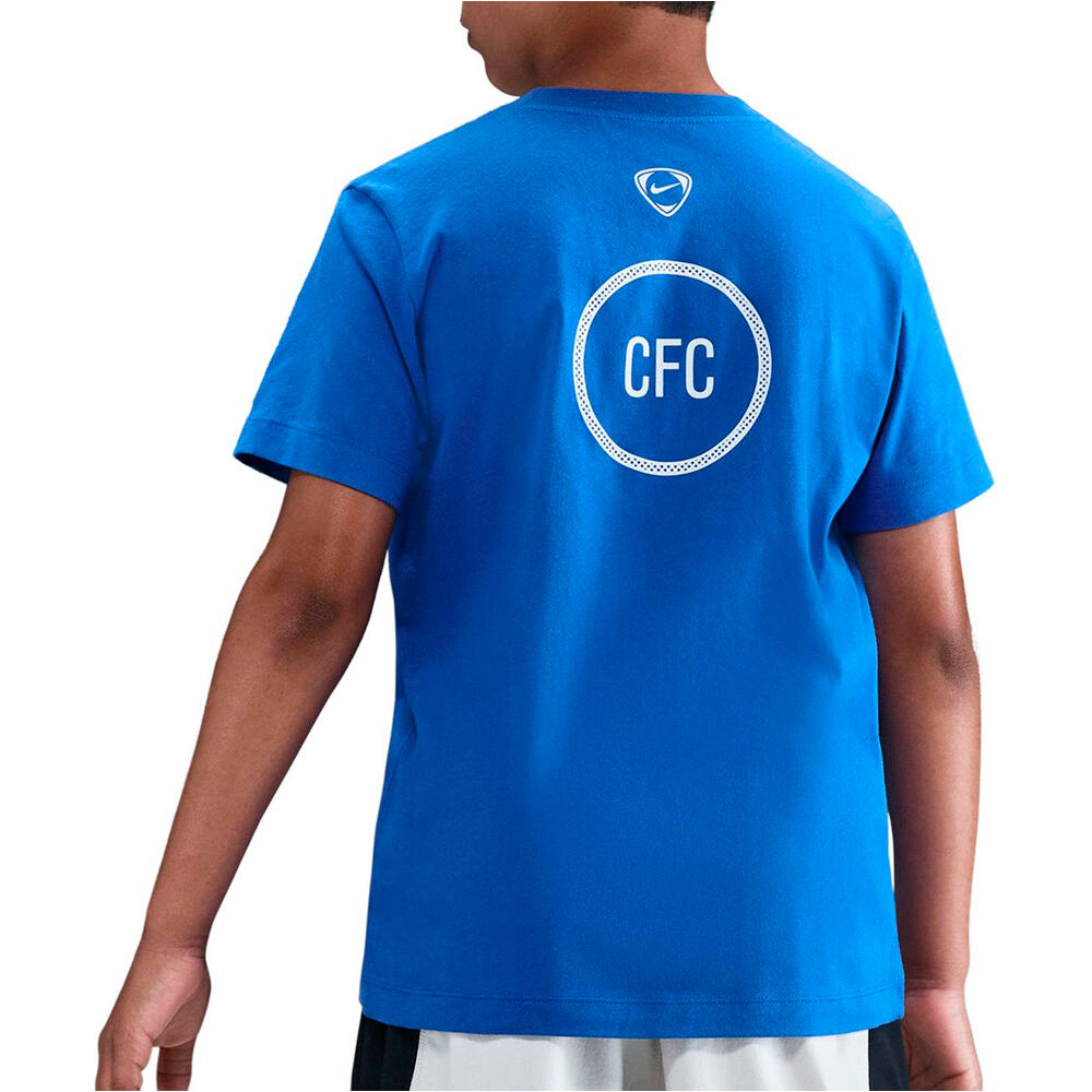 Nike camiseta entrenamiento niño CFC U NK T90 REMIX TEE vista trasera
