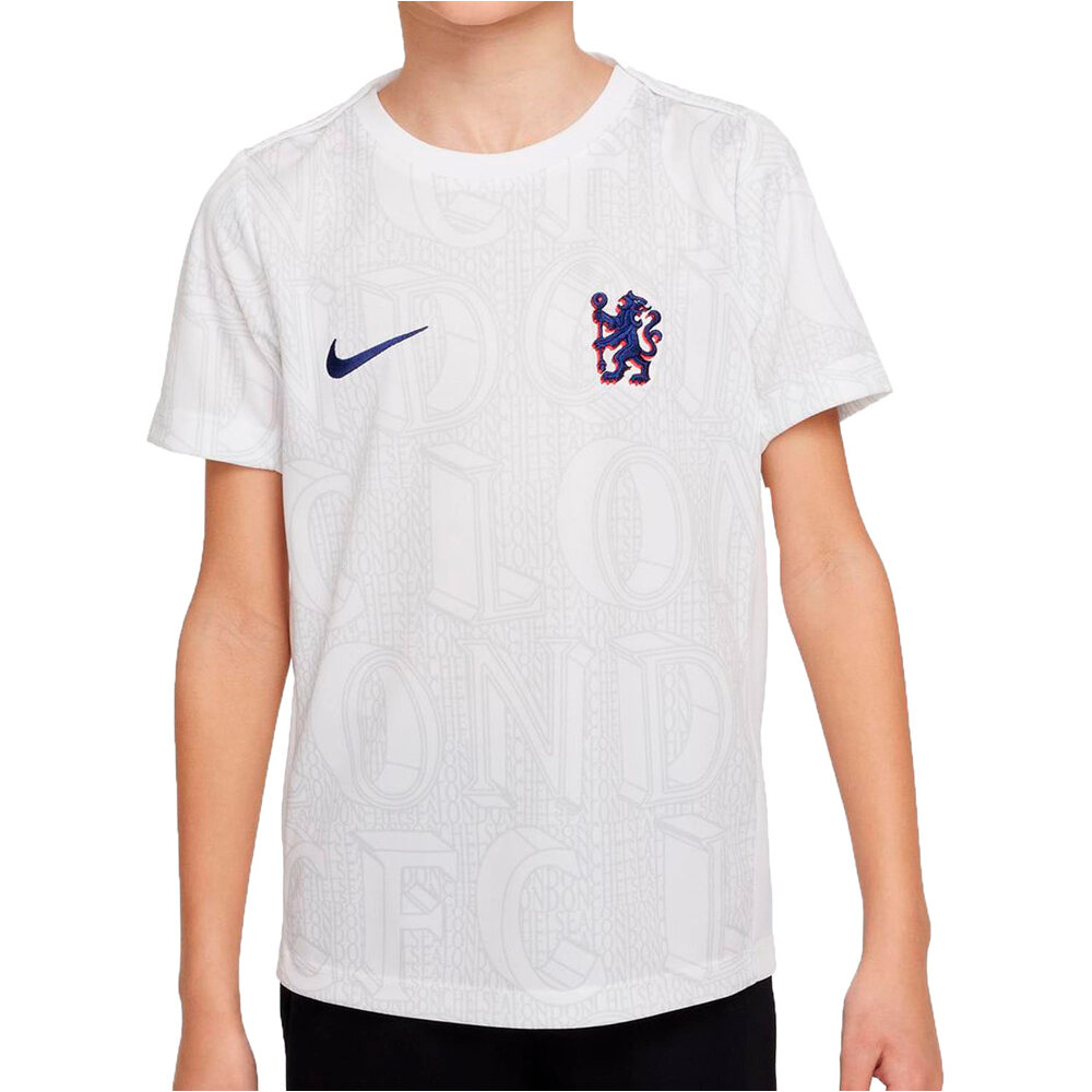 Nike camiseta entrenamiento niño CHELSEA 25 YNK DF ACDPR SS TOP K PM vista frontal