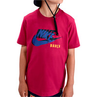 Nike camiseta entrenamiento niño FCB U NK FUTURA TEE vista frontal