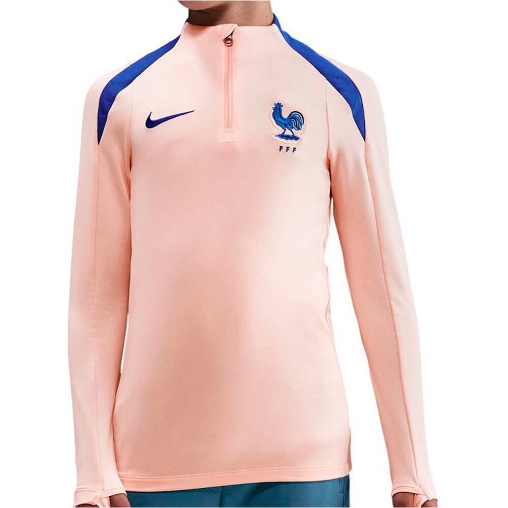 Nike camiseta entrenamiento niño FRANCIA 25 Y NK DF STRK DRILL TOP K vista frontal