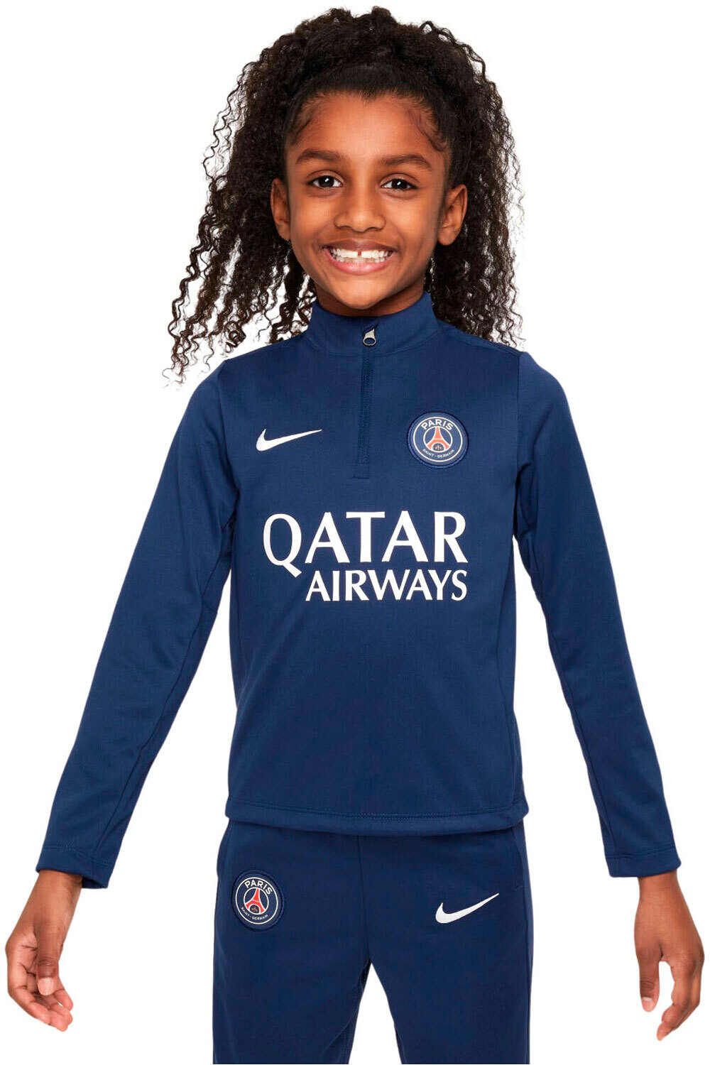 Nike camiseta entrenamiento niño PSG LKNK DF ACDPR DRILLTOPKESN vista frontal
