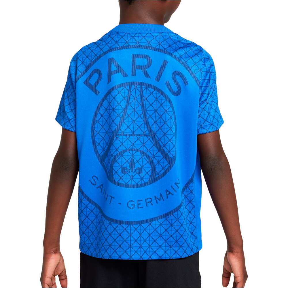 Nike camiseta entrenamiento niño PSG LKNK DF ACDPR SS TOP KHMPM vista trasera