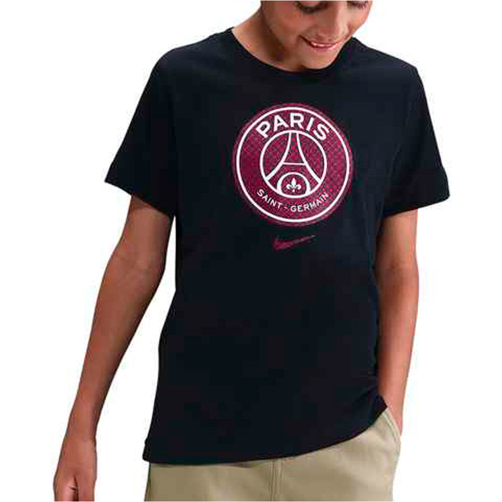 Nike camiseta entrenamiento niño PSG U NK CREST TEE vista frontal