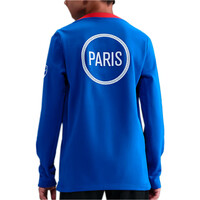 Nike camiseta entrenamiento niño PSG YNK DF ACDPR LS WARM K3RPM vista trasera