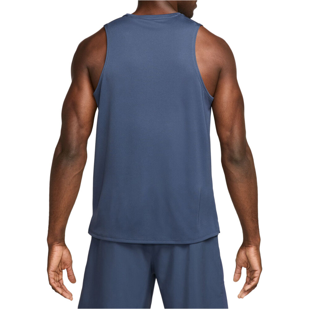 Nike camiseta entrenamiento tirantes hombre M NK DF MILER TANK vista trasera