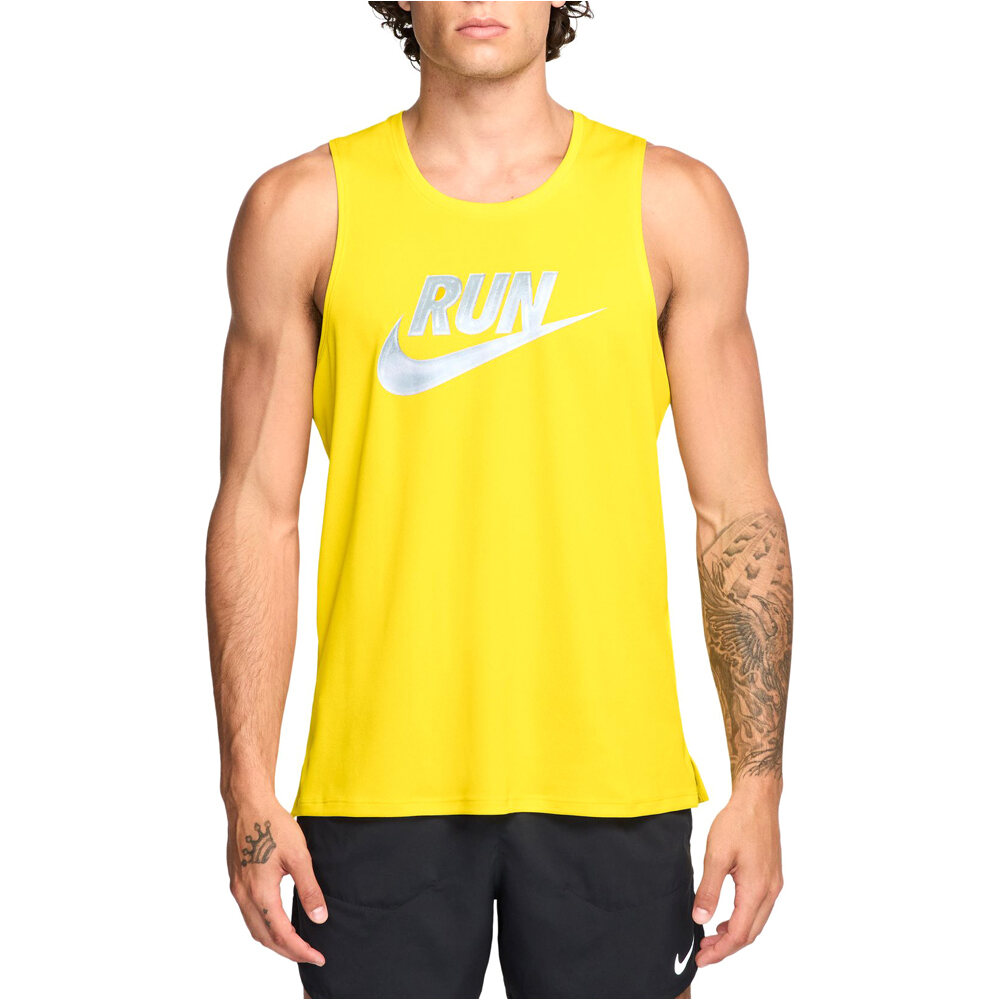 Nike camiseta entrenamiento tirantes hombre M NK DF RUN ENERGY MILER TANK vista frontal