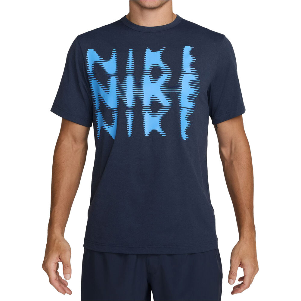 Nike camiseta fitness hombre M NK DF UV HYVERSE SS SWOOSH vista frontal