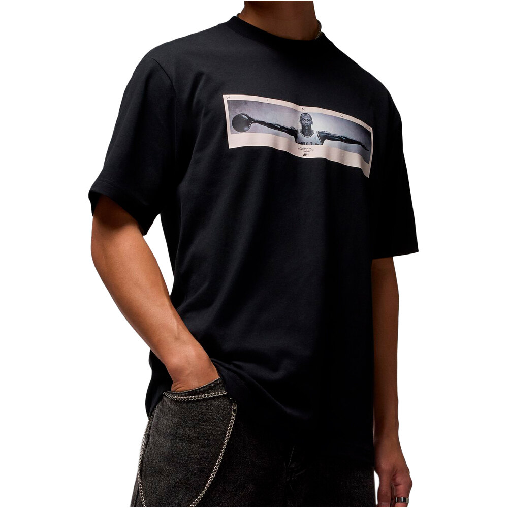 Nike camiseta manga corta hombre M J NC WINGS PHOTO SS CREW vista frontal