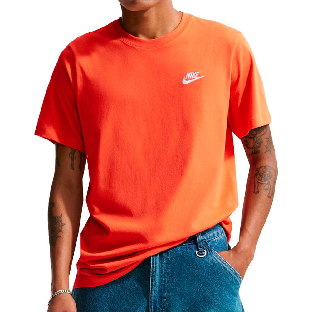 Nike camiseta manga corta hombre M NSW CLUB TEE vista frontal
