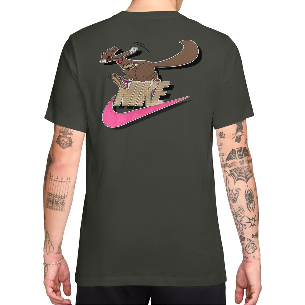 Nike camiseta manga corta hombre M NSW TEE CLUB NEO VARSITY vista trasera