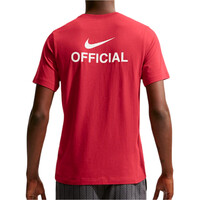 Nike camiseta manga corta hombre U NSW TEE STD NIKE OFFICIAL vista trasera