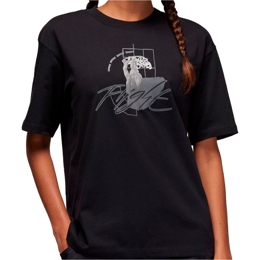 Nike camiseta manga corta mujer W J GF SS TEE GFX vista frontal