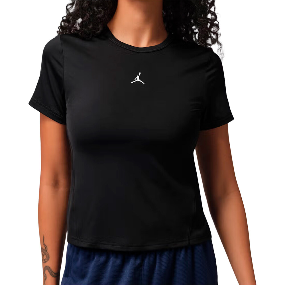 Nike camiseta manga corta mujer W J SPT DF ESS SS TOP vista frontal