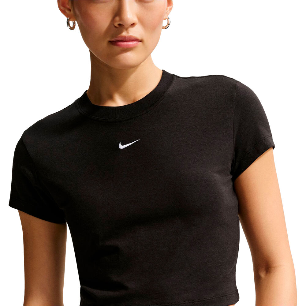 Nike camiseta manga corta mujer W NSW NK CHLL KNT CRP vista detalle