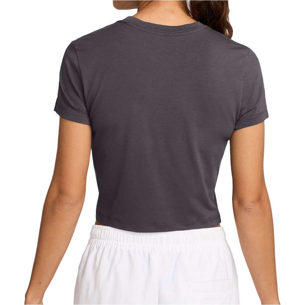 Nike camiseta manga corta mujer W NSW NK CHLL KNT CRP vista trasera