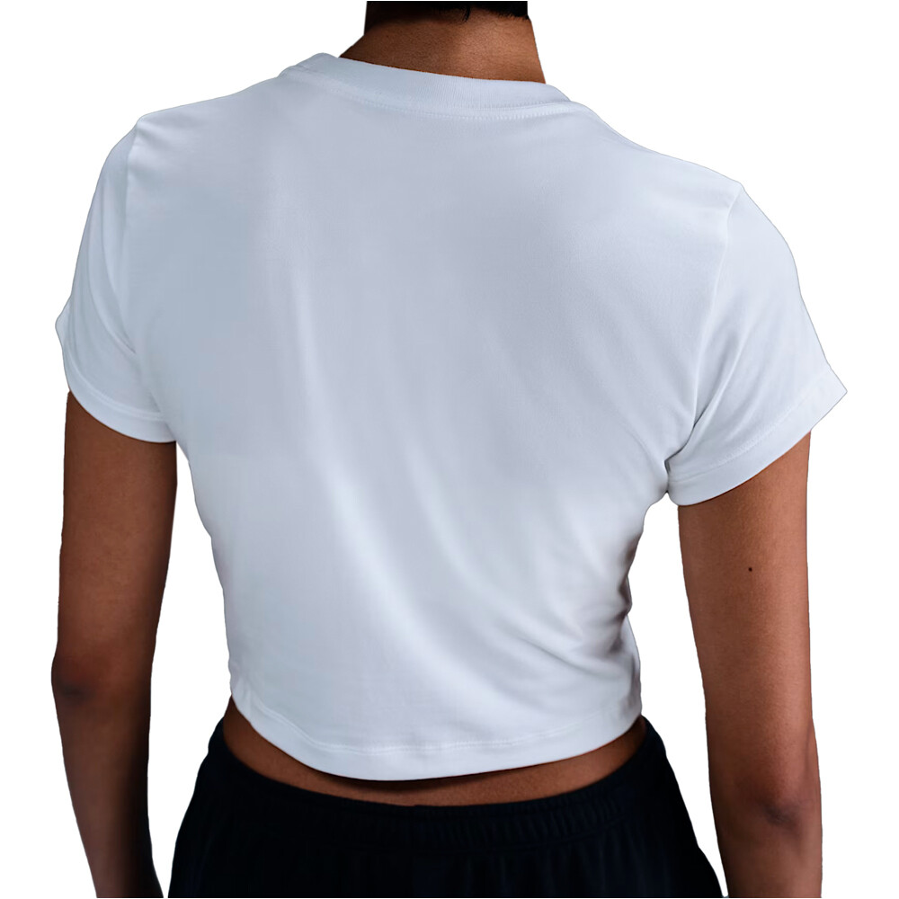 Nike camiseta manga corta mujer W NSW NK CHLL KNT CRP vista trasera