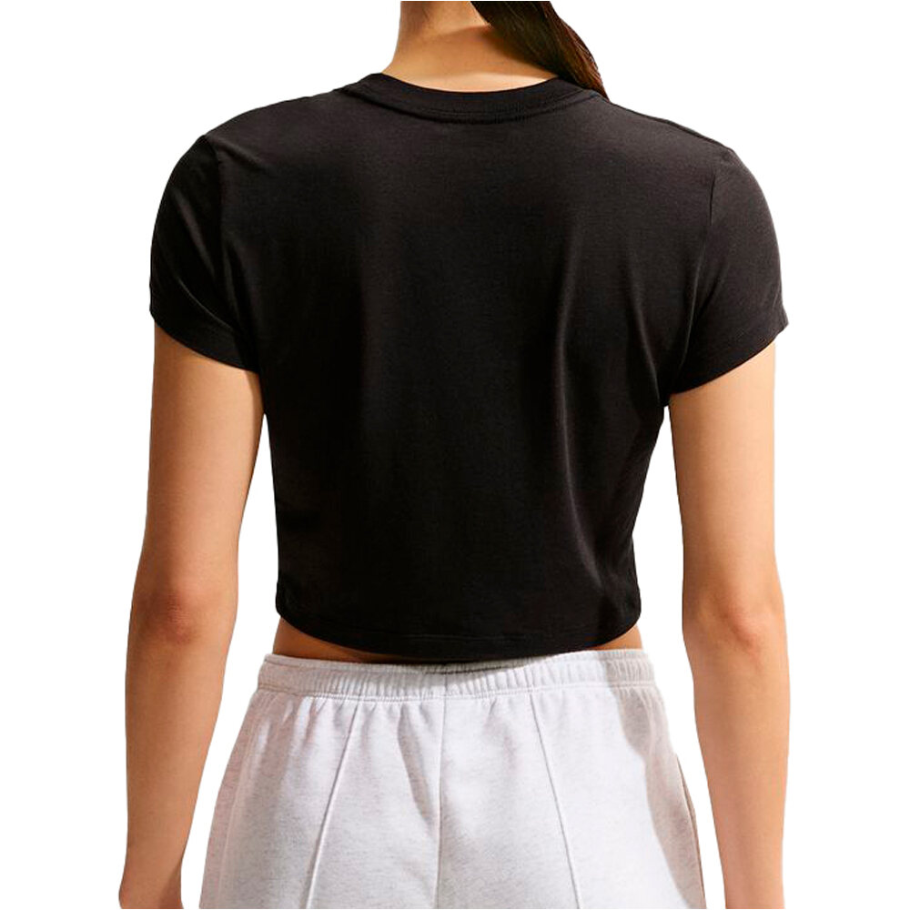 Nike camiseta manga corta mujer W NSW NK CHLL KNT CRP vista trasera