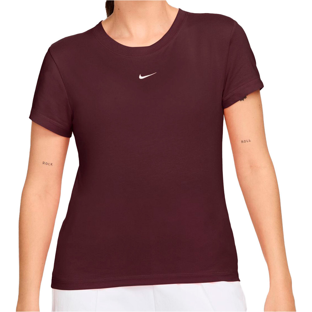 Nike camiseta manga corta mujer W NSW NK CHLL KNT MD CRP vista frontal