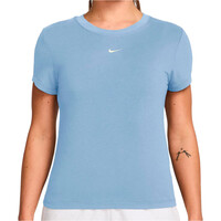 Nike camiseta manga corta mujer W NSW NK CHLL KNT MD CRP vista frontal