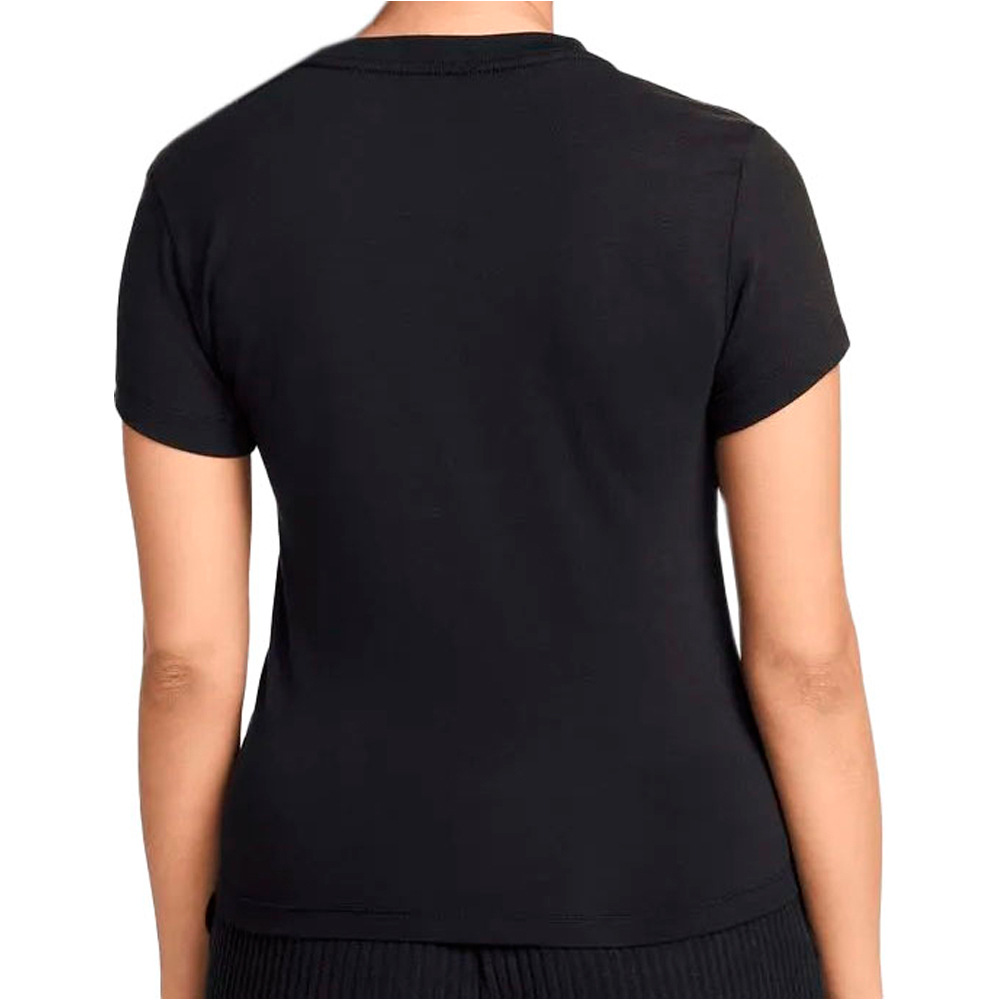 Nike camiseta manga corta mujer W NSW NK CHLL KNT MD CRP vista trasera