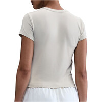 Nike camiseta manga corta mujer W NSW NK CHLL KNT MD CRP vista trasera