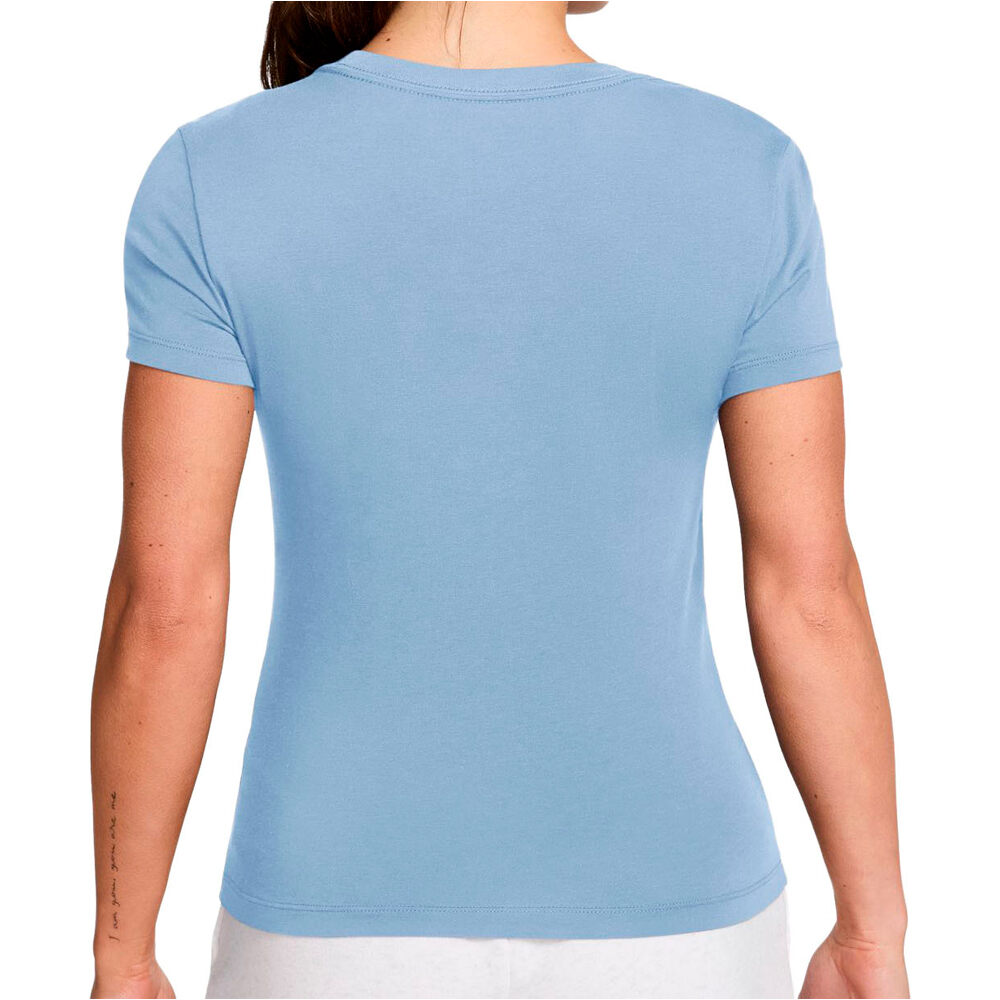 Nike camiseta manga corta mujer W NSW NK CHLL KNT MD CRP vista trasera