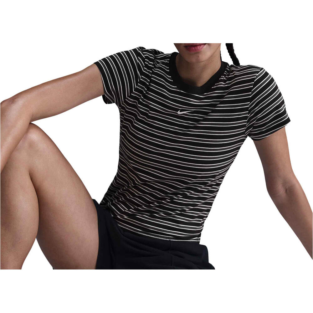 Nike camiseta manga corta mujer W NSW NK CHLL KNT TEE PNX vista frontal