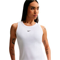 Nike camiseta manga corta mujer W NSW RIB TIGHT TANK vista detalle