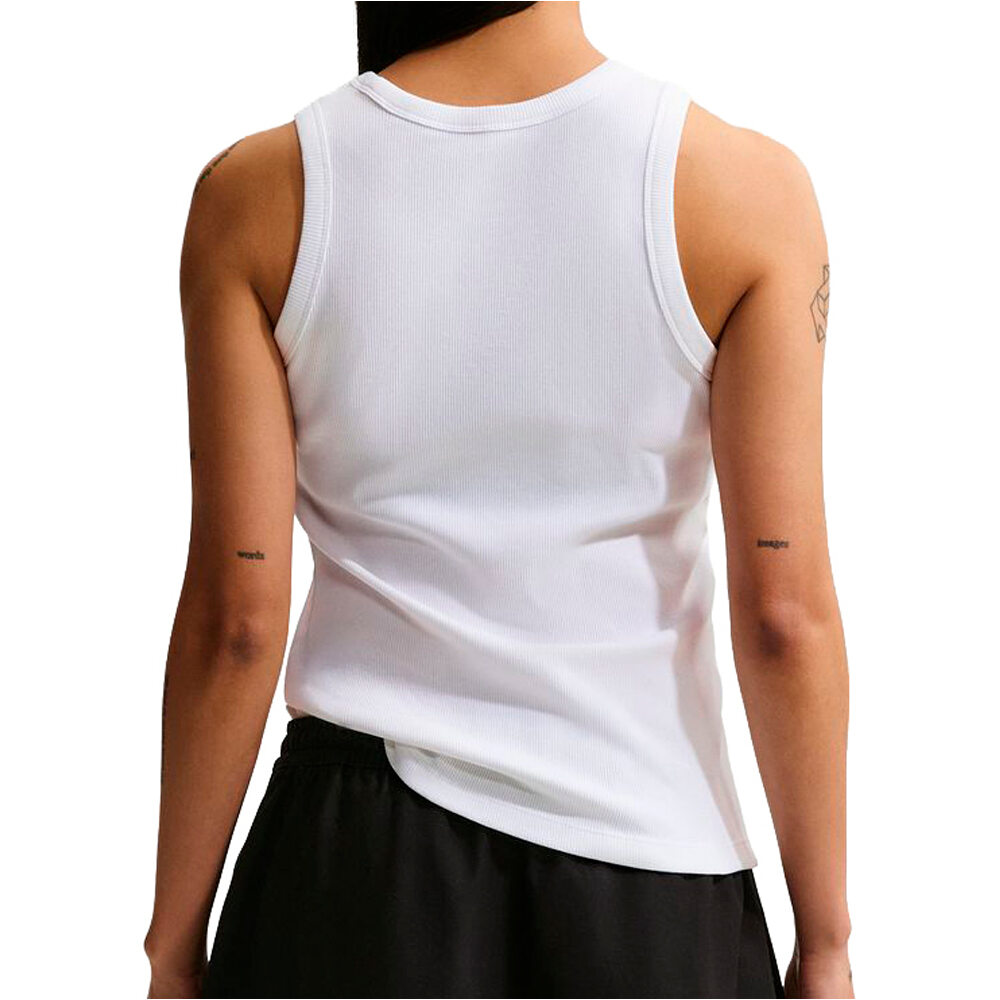 Nike camiseta manga corta mujer W NSW RIB TIGHT TANK vista trasera