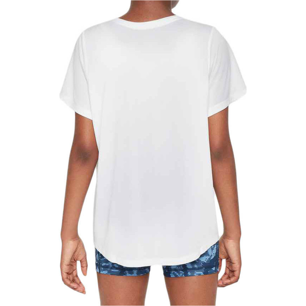 Nike camiseta manga corta niña G NK DF ONE STD SS TOP HBR vista trasera