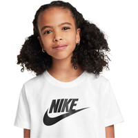 Nike camiseta manga corta niña G NSW TEE CROP FUTURA HBR vista detalle