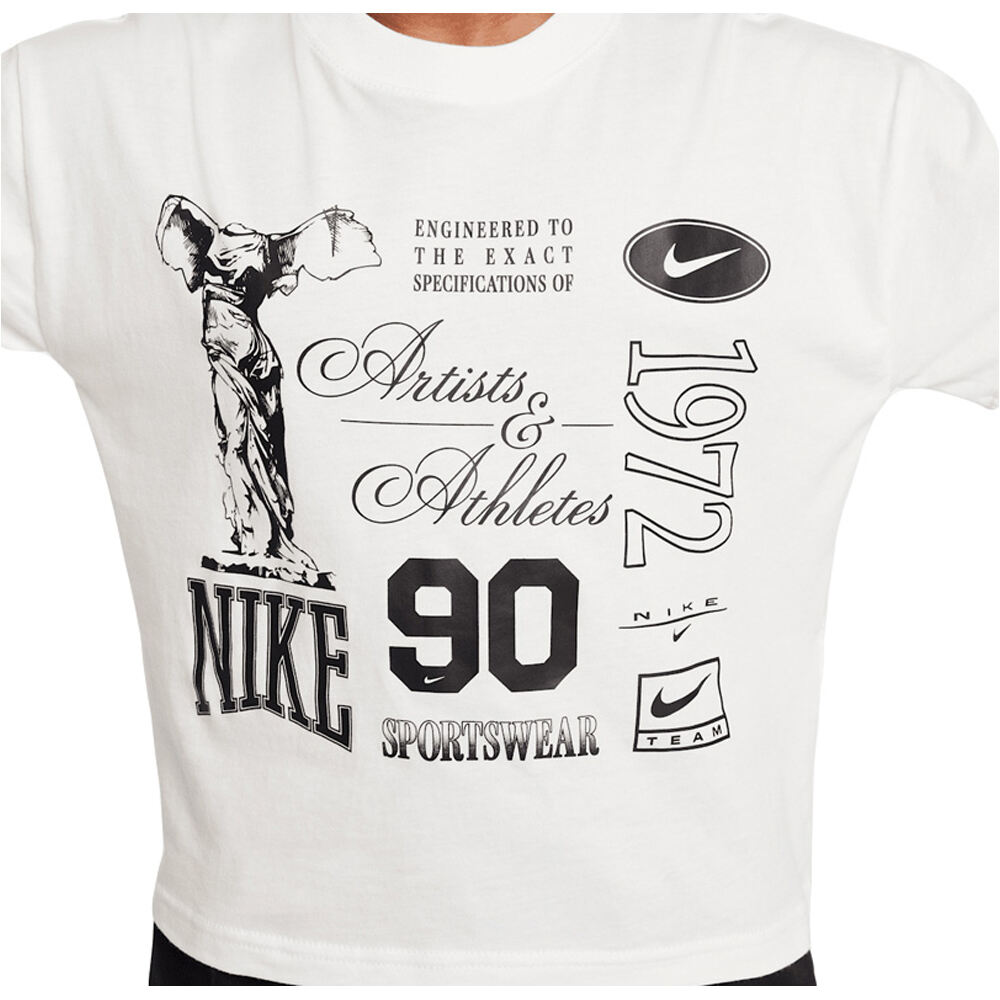 Nike camiseta manga corta niña G NSW TEE DANCE vista detalle