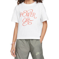 Nike camiseta manga corta niña G NSW TEE POWER vista frontal