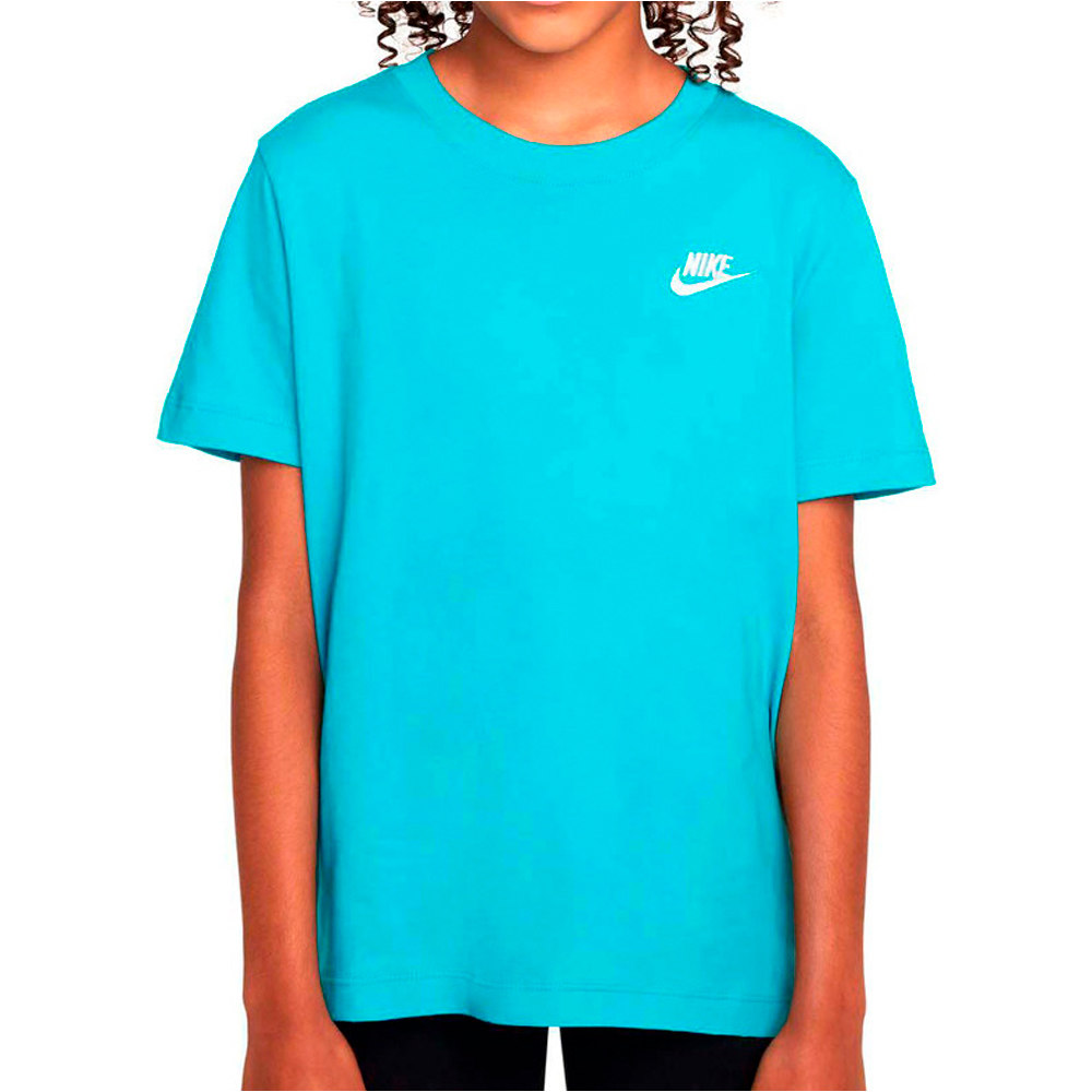 Nike camiseta manga corta niño K NSW TEE EMB FUTURA LBR vista frontal