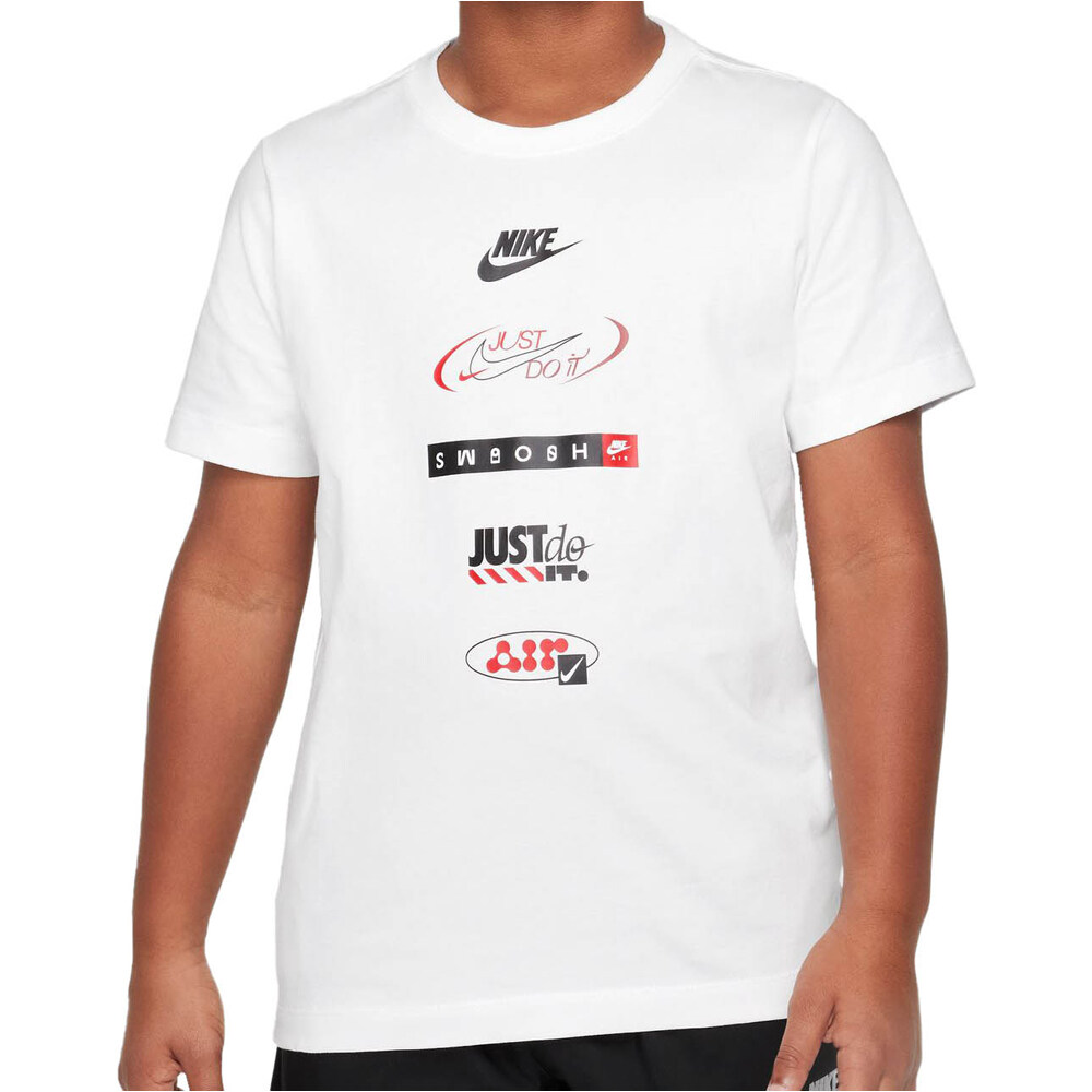 Nike camiseta manga corta niño K NSW TEE LOGOS vista frontal