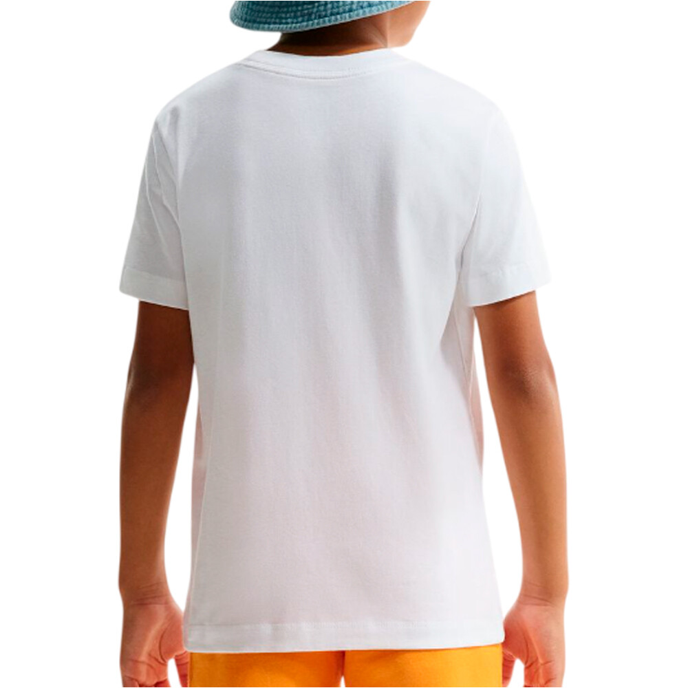 Nike camiseta manga corta niño K NSW TEE RISE AND SHINE vista trasera