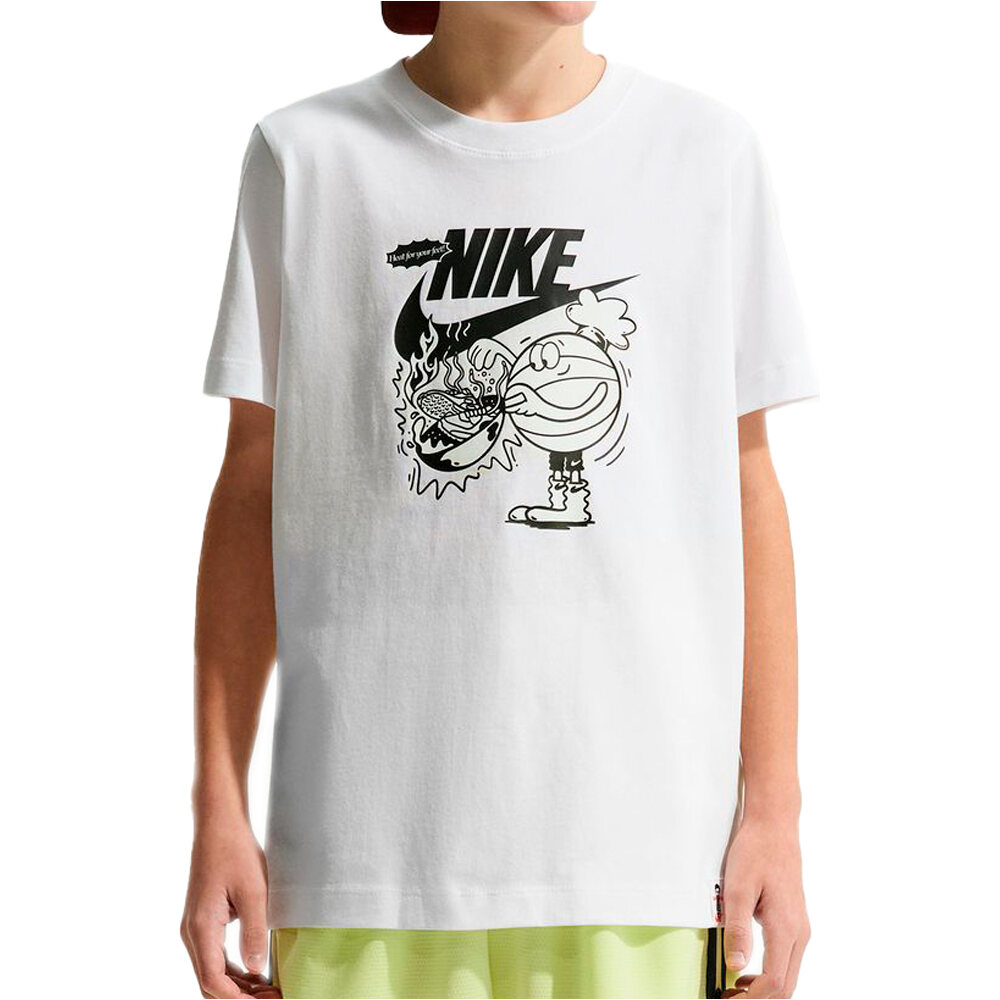 Nike camiseta manga corta niño K NSW TEE SOLE FOOD vista frontal